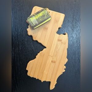 NJ shaped Cutting Board